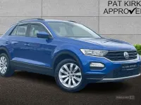 Used VW T-Roc SE 115 HP (84 kW) 2018 Blue SUV