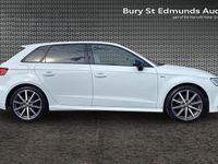 Used Audi A3 Black Edition 147 HP (108 kW) 2019 White Sedan