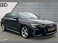 Used Audi A3 S-Line 147 HP (108 kW) 2022 Black Sedan