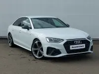 Usado Audi A4 Black Edition 163 CV (119 kW) 2021 Blanco Berlina