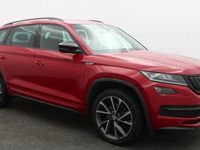 Used Skoda Kodiaq SportLine 190 HP (139 kW) 2020 Velvet red metallic SUV
