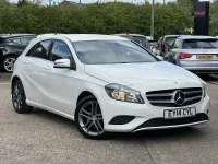 Used Mercedes A200 156 HP (114 kW) 2014 White Hatchback
