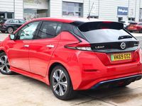 Used Nissan Leaf N-Connecta 110 kW (150 HP) 2019 Red Hatchback