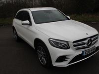 Used Mercedes GLC250 AMG line 2018 White Estate
