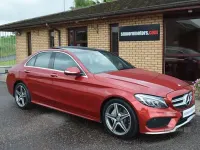 Used Mercedes C200 AMG Line Premium Plus 184 HP (135 kW) 2015 Red Sedan