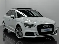Used Audi A3 S-Line 2016 White Hatchback