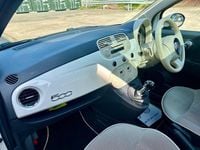 Used Fiat 500 Lounge 69 HP (50 kW) 2015 White Hatchback