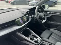 Used Audi A3 Black Edition 150 HP (110 kW) 2024 White Sedan