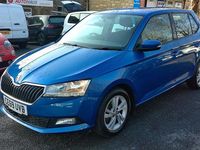 Used Skoda Fabia SE 95 HP (69 kW) 2019 Blue Hatchback