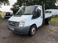 Used Ford Transit 115 HP (84 kW) 2008 White Cabriolet