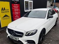 Used Mercedes E220 AMG line 2018 White Sedan