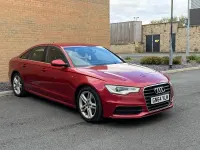 Used Audi A6 S-Line 190 HP (139 kW) 2014 Red Sedan