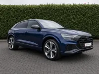 Used Audi Q8 Black Edition 340 HP (250 kW) 2021 Blue SUV
