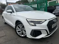Used Audi A3 e-tron S-Line 2022 White Hatchback