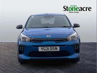 Used Kia Rio GT-Line S 120 HP (88 kW) 2021 Blue Hatchback