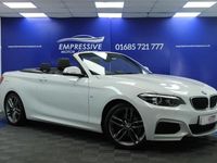 Used BMW 218 M Sport 136 HP (100 kW) 2019 White Cabriolet