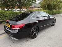 Used Mercedes E220 AMG 170 HP (125 kW) 2014 Black Coupe