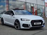 Used Audi RS5 Sportback Sport 450 HP (330 kW) 2019 White Hatchback