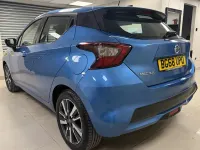 Used Nissan Micra Acenta 71 HP (52 kW) 2018 Blue Hatchback