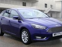 Used Ford Focus Titanium 125 HP (91 kW) 2017 Blue Hatchback
