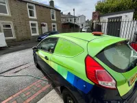 Käytetty Ford Fiesta 95 HP (69 kW) 2013 Sininen Van