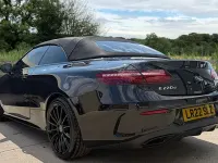 Used Mercedes E220 AMG line 194 HP (142 kW) 2022 Black Cabriolet