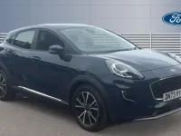 Used Ford Puma Titanium 125 HP (91 kW) 2023 Blazer blue (solid colour) SUV