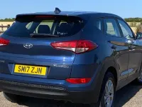 Used Hyundai Tucson 116 HP (85 kW) 2017 Blue SUV