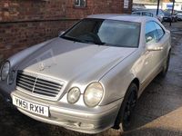 Używany Mercedes CLK230 Elegance 2002 Srebrny Coupe