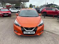 Begagnad Nissan Micra Acenta 90 HK (66 kW) 2017 Orange Halvkombi