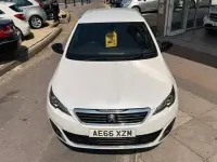 Used Peugeot 308 GT-line 130 HP (95 kW) 2016 Pearl white metallic Estate