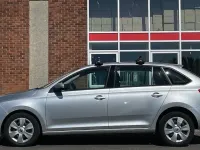 Used Skoda Rapid 89 HP (65 kW) 2016 Silver Hatchback