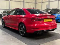 Used Audi A3 Black Edition 150 HP (110 kW) 2018 Red Sedan