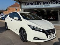 Used Nissan Leaf N-Connecta 110 kW (150 HP) 2019 Arctic white Hatchback