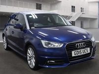 Used Audi A1 Sportback S-Line 2015 Blue Hatchback