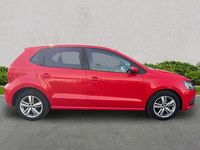 Used VW Polo Edition 90 HP (66 kW) 2017 Red Hatchback