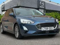 Used Ford Focus Titanium X 125 HP (91 kW) 2018 Blue Hatchback