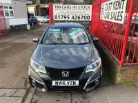 Begagnad Honda Civic SE Plus 120 HK (88 kW) 2016 Grå Halvkombi