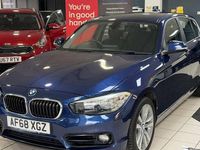 Used BMW 120 Sport Line 184 HP (135 kW) 2018 Blue Hatchback