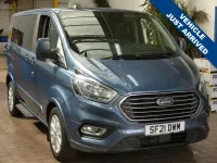 Used Ford Tourneo Custom Titanium 2021 Blue Van