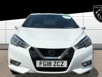 Used Nissan Micra Acenta 90 HP (66 kW) 2018 White Hatchback