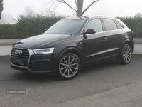 Used Audi Q3 S-line plus 184 HP (135 kW) 2017 Black SUV