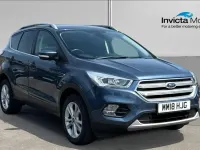 Used Ford Kuga Titanium 120 HP (88 kW) 2018 Chrome blue metallic SUV