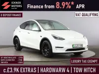 Used Tesla Model Y Long Range AWD 286 kW (389 HP) 2025 White SUV