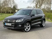 Used VW Tiguan R-line 138 HP (101 kW) 2014 Black SUV