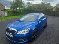 Used Skoda Octavia vRS 200 HP (147 kW) 2011 Blue Hatchback