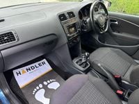 Begagnad VW Polo Match 2016 Blå Halvkombi