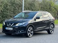 Used Nissan Qashqai N-Connecta 130 HP (95 kW) 2016 Black SUV