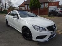 Begagnad Mercedes E220 AMG 170 HK (125 kW) 2013 Vit Sportkupé