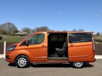 Used Ford Transit Custom Limited 170 HP (125 kW) 2021 Orange Van
